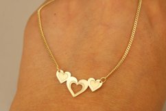 Celebritka-Srdcia- Pancier-Žlté zlato-14k