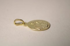 Prívesok Panna Mária Škapuliarska zo žltého zlata, 0,96 g, 14K 585/1000
