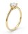 Prsteň- diamant 0,26ct- žlté zlato- 14 karátov