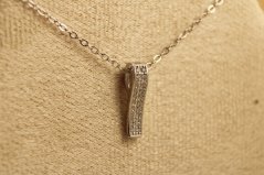 Strieborná retiazka, číre zirkóny, 42,5 - 45,5cm 2,32g 925/1000
