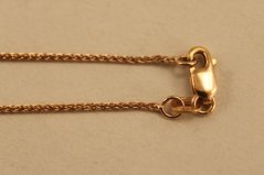 Retiazka-Fox- rúžové zlato-14 karátov