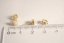 Zlaté náušnice-brilianty 0,145 ct G-H/SI-žlté zlato- šrúbky- 14K