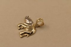 Prívesok- slon- viacfarebné zlato- 14 karátov