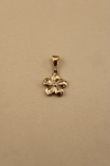 Prívesok- kvetinka- viacfarebné zlato- 14 karátov