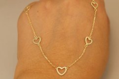 Celebritka-Srdce-Anker-Žlté zlato-14k