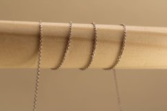 Retiazka - Anker - biele zlato - 14 karátov