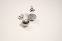 Náušnice- polguličky- puzetky- chirurgická oceľ