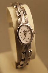 Zlaté náramkové hodinky, biele zlato, VicencE, 14k 585/1000