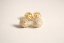 Zlaté náušnice-brilianty 0,145 ct G-H/SI-žlté zlato- šrúbky- 14K