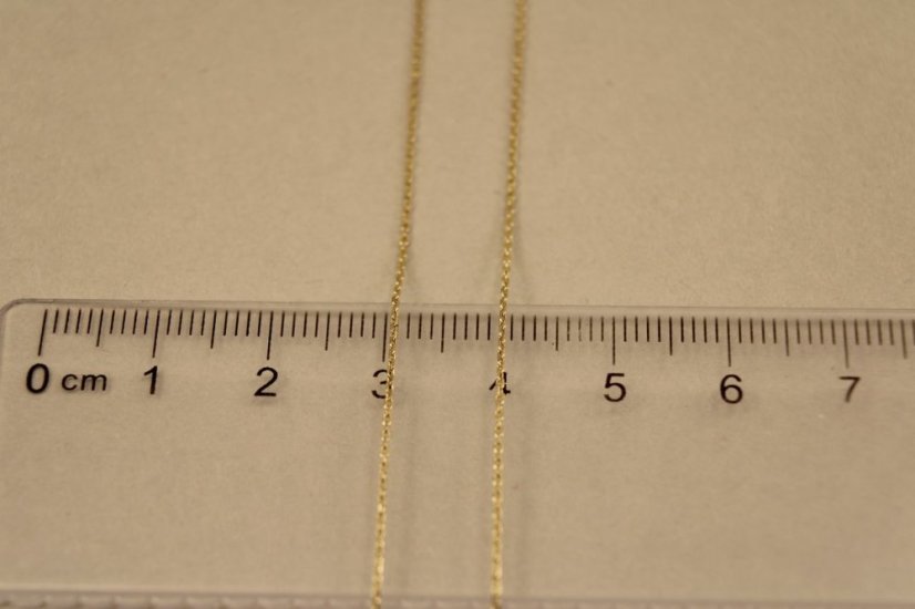 Celebritka- Anker-dva kruhy- číre zirkóny- žlté zlato- 14 karátov