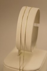 Retiazka - vzor Anker - žlté zlato - 14 karátov