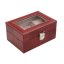 Kazeta BOX červený SP-1813/A7 - Materiál: Imitácia kože, Farba: Červená, Rozmery: 15x10x8cm, Dámske/Pánske: Dámske