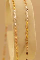 Zlatá retiazka - Continuous Patterns - 14k - Kombinované zlato