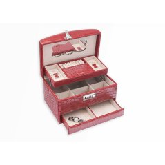 Šperkovnica červená JKBox SP939/A7