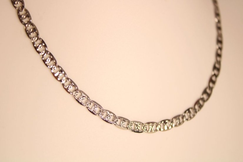 Retiazka- MARINA GUCCI- gravír- rhódiované striebro