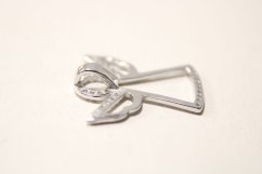 Prívesok- anjelik- číre zirkóny- rhódiované striebro