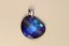 Okrúhly prívesok s modrým swarovski kameňom, rhodiované striebro, 8,37g, 925/1000 - Druh kameňa: SWAROVSKI PRÍRODNÝ KAMEŇ, Farba kameňa: Modrý, Váha (g): 8,37, Rýdzosť: STRIEBRO 925/1000