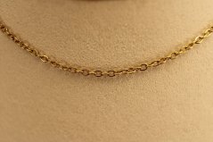 Retiazka- UNISEX- Anker- pozlátená chirurgická oceľ