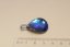 Okrúhly prívesok s modrým swarovski kameňom, rhodiované striebro, 8,37g, 925/1000 - Druh kameňa: SWAROVSKI PRÍRODNÝ KAMEŇ, Farba kameňa: Modrý, Váha (g): 8,37, Rýdzosť: STRIEBRO 925/1000