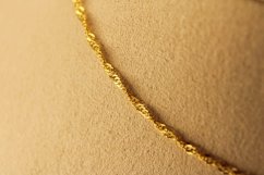 Zlatá retiazka - Singapur - 14k - Žlté zlato