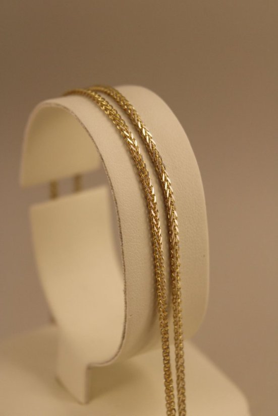 Retiazka-Fox- kombinované zlato-14 karátov