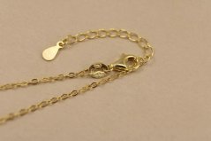 Retiazka- celebritka- motýľ- číre zirkóny- pozlátené striebro