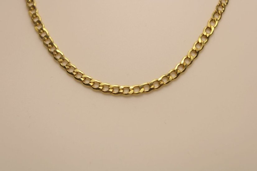 Zlatá retiazka Pancier zo žltého zlata, 41,5 cm, 2,05 g, 14k 585/1000