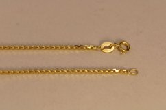 Zlatá retiazka vzor Veneziana, žlté zlato, 45 cm, 3,08 g, 14 karátov 585/1000
