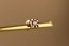 Zlaté náušnice na puzetu, kombinované zlato, diamant 0,06ct SI2 H, 1,18g 14k 585/1000