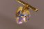 Prívesok- srdiečko- CRYSTAL SWAROVSKI-žlté zlato-zirkón-14 karátov