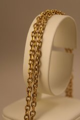 Retiazka- UNISEX- Anker- pozlátená chirurgická oceľ