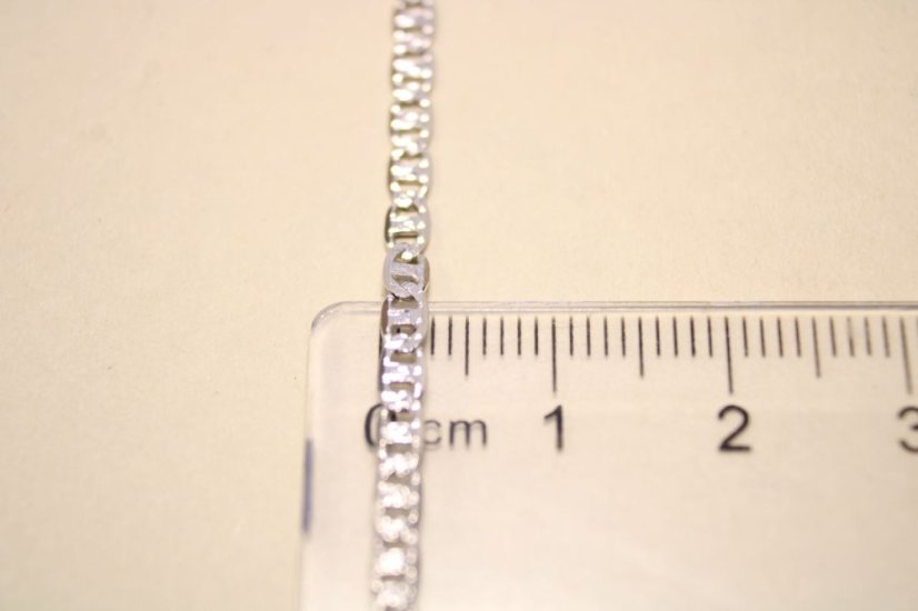 Retiazka- MARINA GUCCI- gravír- rhódiované striebro