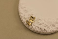 Zlatý prívesok - kaktus - číre zirkóny - žlté zlato - 14K