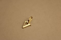 Prívesok - písmenko V - žlté zlato- 14K