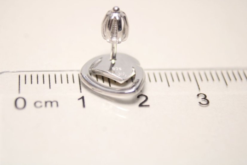 Kombinované strieborné naušnice lesklo-matné s gravírom, šrubovačky, 2,31g, 925/1000 - Materiál: Kombinované striebro, Váha (g): 2,31, Rýdzosť: STRIEBRO 925/1000
