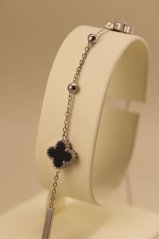 Celebritka-ďatelinka-čierny kameň-obdĺžniky-guličky-chirurgická oceľ