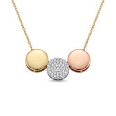 Celebritka-Kruhy-Číre zirkóny-Anker-Viacfarebné zlato-14k