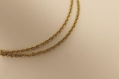 Retiazka- UNISEX- Anker- pozlátená chirurgická oceľ