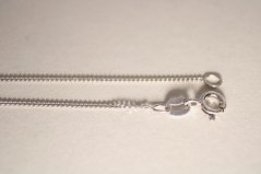 Strieborná rhodiovaná UNISEX retiazka vo vzore pancier, 50 cm, 1,88 g, 925/1000