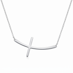 Celebritka-Krížik-Anker-Biele zlato-14k