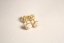 Zlaté náušnice-brilianty 0,145 ct G-H/SI-žlté zlato- šrúbky- 14K