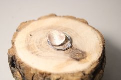 Prívesok- číre zirkóny- rhódium- kombinované striebro