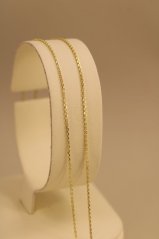 Retiazka - vzor Anker - žlté zlato - 14 karátov