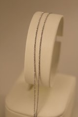 Zlatá retiazka - Singapur - 14k - Biele zlato