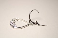 Náušnice-zirkóny-rhodium-patent-striebro