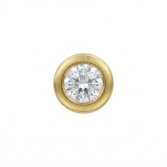 Piercing do nosa- číry briliant- 0,01 ct- žlté zlato- 14 karátov