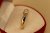Zlatý prsteň, rúžové zlato, diamant 0,03ct H SI2, veľkosť 52 1,79G 14K 585/1000