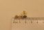 Smaragdové - diamantové náušnice - žlté zlato - diamanty 0,09 ct - šrúbky - 14K