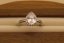 Strieborný prsteň slza - Číry zirkón - 925 - rhodium