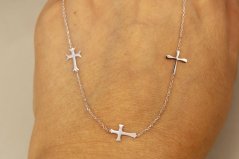 Celebritka-Krížiky-Anker-Biele zlato-14k